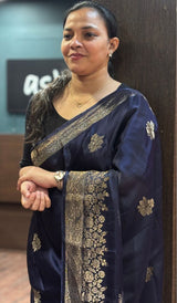 SATIN VISCOSE SAREE 1408268