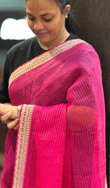 ORGANZA SAREE 0702263