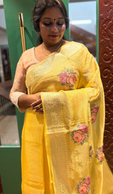 ORGANZA SAREE 03122516