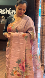 PURE TUSSAR SAREE 09052628