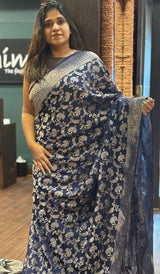 SEMI GEORGETTE SAREE 09082644