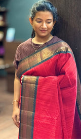 SEMI LINEN SAREE 20022641