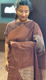 SEMI TUSSAR SAREE 05052642