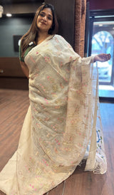 ORGANZA SAREE 23022632