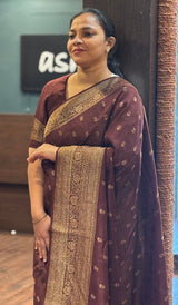 SEMI TUSSAR SAREE 12082677