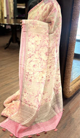 LINEN SAREE 050526154