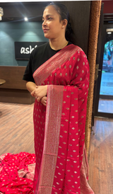 SATIN VISCOSE SAREE 20102657
