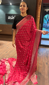 SATIN VISCOSE SAREE 20102657