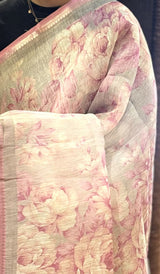 LINEN SAREE 050526154