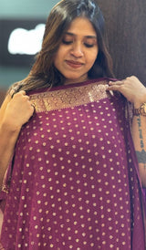 SEMI GEORGETTE SAREE 20072633