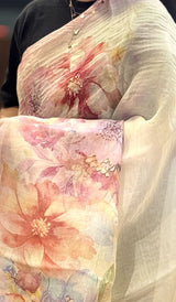 ORGANZA SAREE 300426115