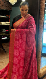 CHANDERI SAREE 18022648