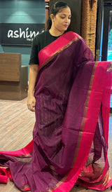 SEMI LINEN SAREE 20092614