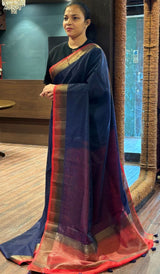 SEMI LINEN SAREE 20092628