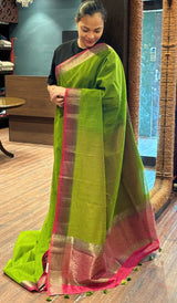 SEMI LINEN SAREE 20092621
