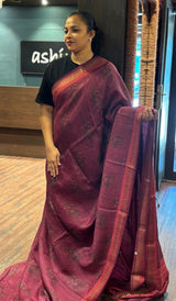 DESI HANDLOOM TUSSAR SAREE 2309262