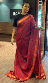 DESI HANDLOOM TUSSAR SAREE 2309261