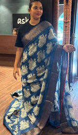 CHANDERI SAREE 21092651