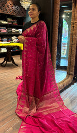 KORA MUTKA TUSSAR SAREE 28092647