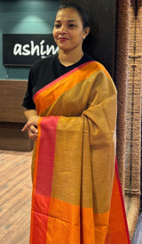 SEMI LINEN SAREE 24092640
