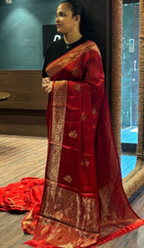 SATIN VISCOSE SAREE 0110261