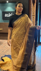 SEMI LINEN SAREE 01102629