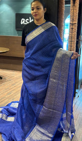 CRUSHED ORGANZA SAREE 1910262