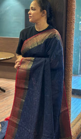 SEMI LINEN SAREE 29102611