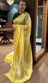 TISSUE ORGANZA SAREE 2810266