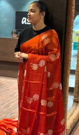 SATIN VISCOSE SAREE 01102630
