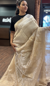 TISSUE ORGANZA SAREE 22062639