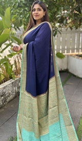 SEMI GEORGETTE SAREE 23012610