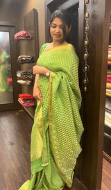 Crepe silk saree 15589