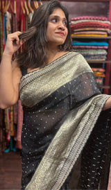 DESIGNER SILK SAREE 13042342