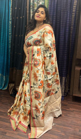 TUSSAR SILK SAREE 4112221