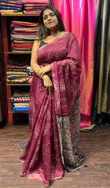 LINEN SILK SAREE 2801239