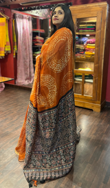 LINEN SILK SAREE 2001232