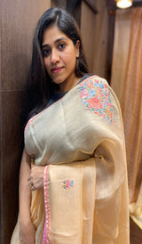 Organza saree 6693