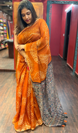 LINEN SILK SAREE 2001232