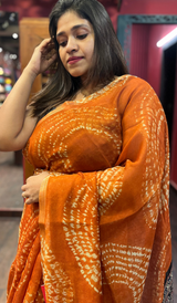 LINEN SILK SAREE 2001232