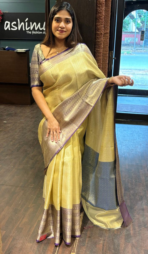 SEMI TISSUE SAREE 26112414