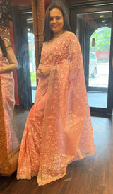 ORGANZA SAREE 07082311