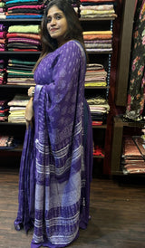 SEMI LINEN SAREE BIR 19062418