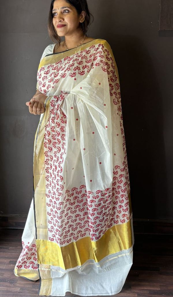 KERALA COTTON  SAREE ZKM 2706244