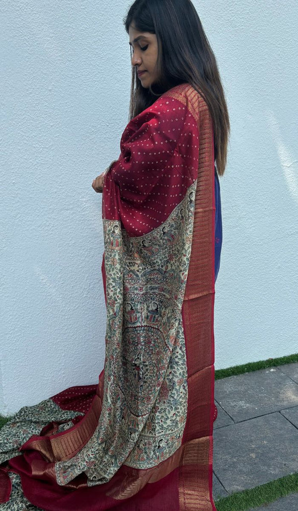 CHANDERI SILK SAREE 20022423