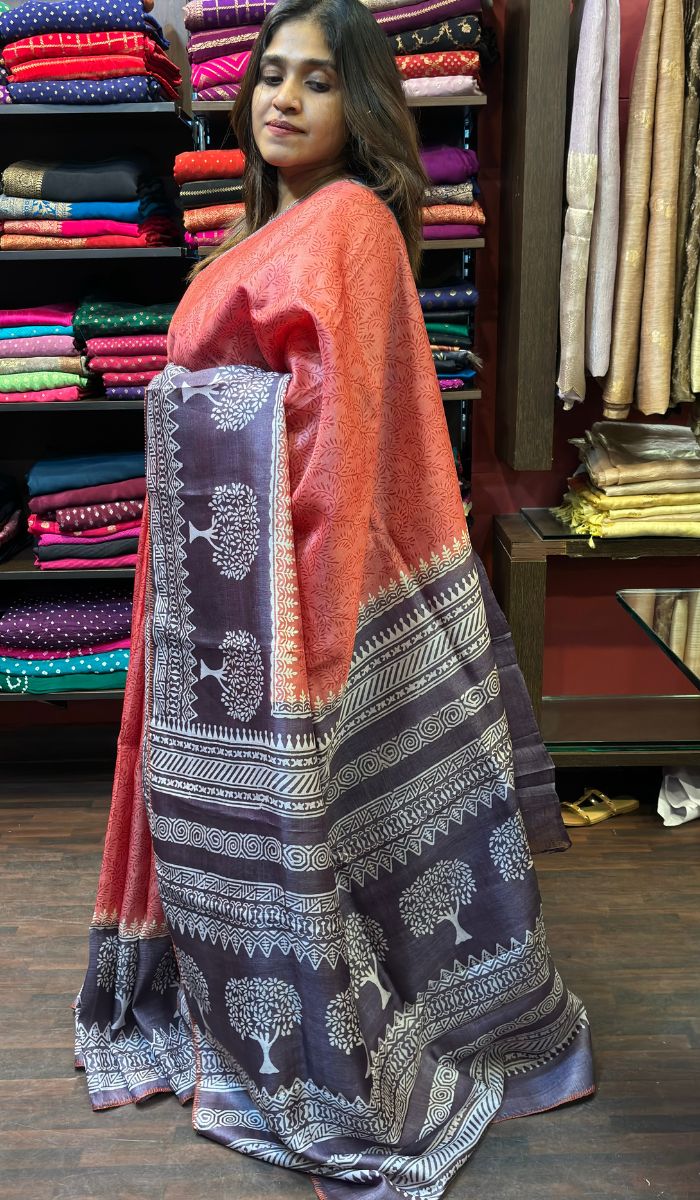 TUSSAR SILK SAREE 106243