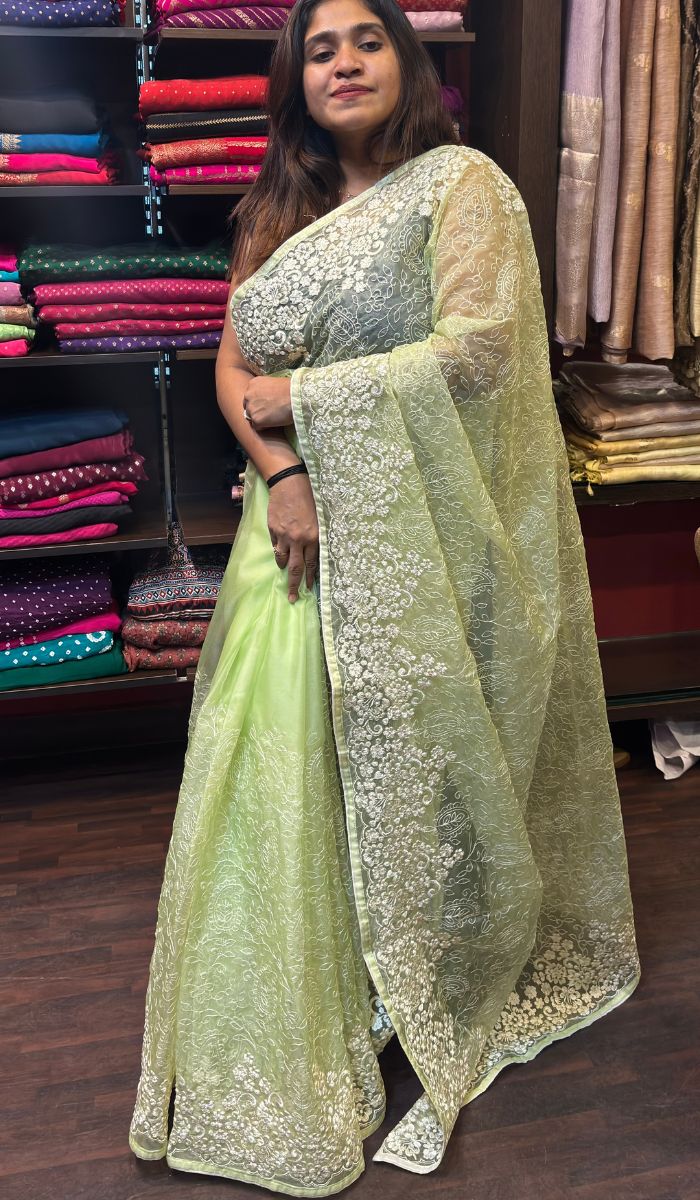 ORGANZA SAREE 28122329