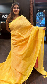 LINEN SILK SAREE 17122422