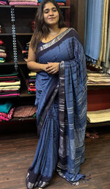 SEMI LINEN SAREE 19062410