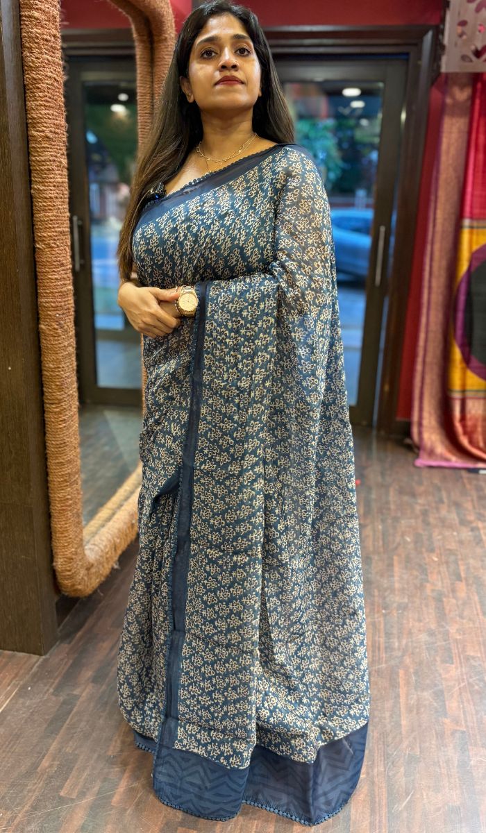KORA CHANDERI SAREE 09042569